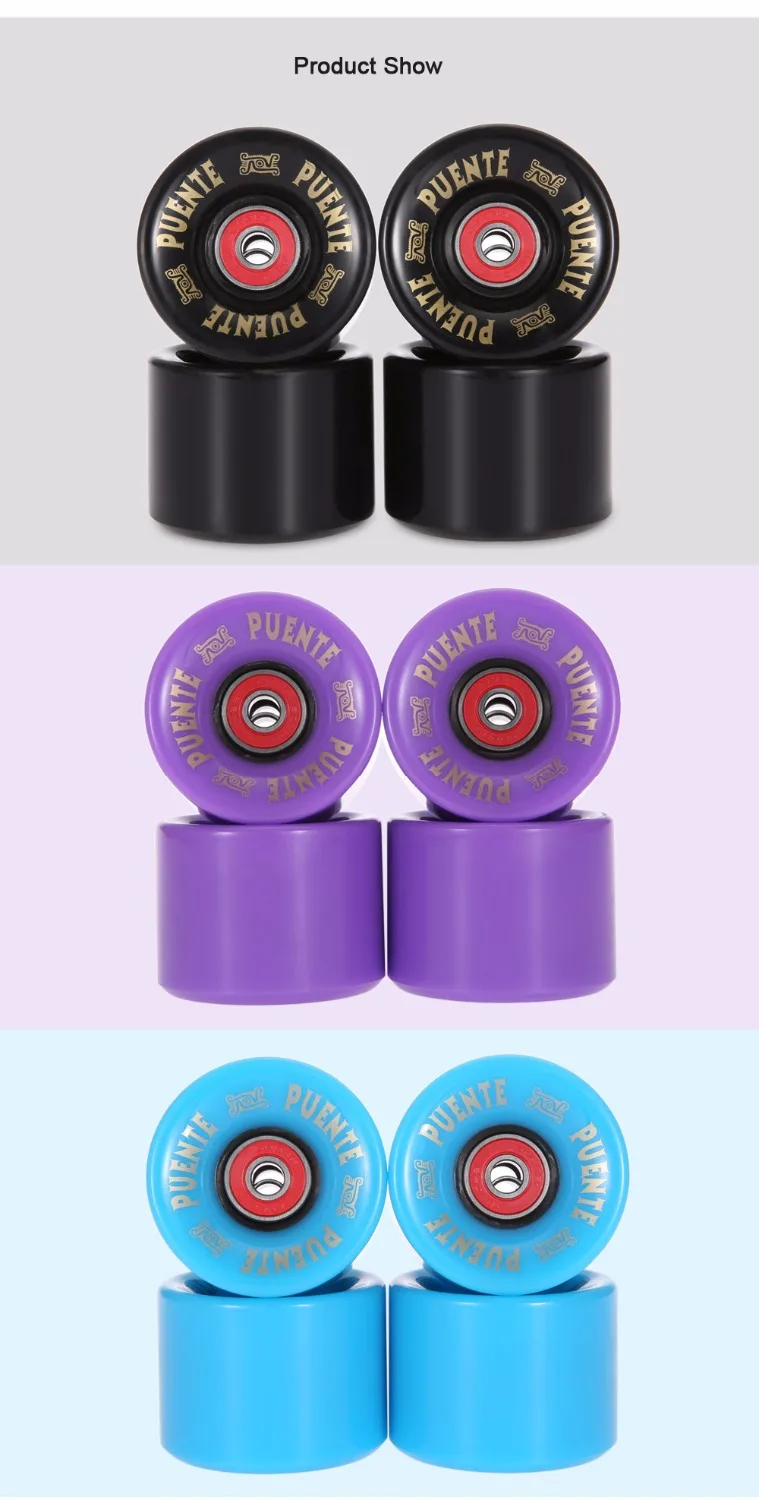 4 шт. колеса для скейтборда 60 х45 мм 3 цвета|longboard wheels|outdoor skateboardskateboard wheels |