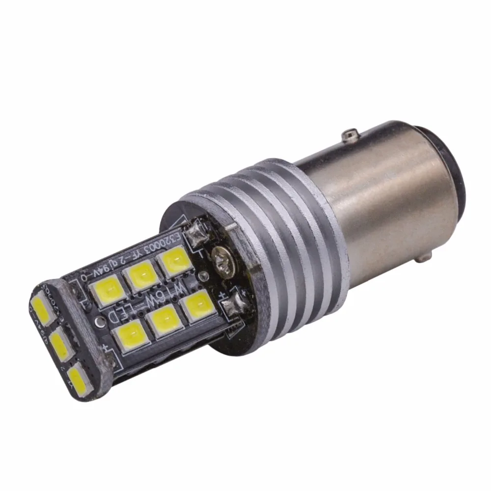 1pcs S25 Auto BAY15D 1157 Bulb Led 2835 15smd External Lamps Clearance Bulbs Car Led Turn