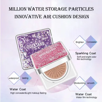 

Oil Control Air Cushion BB Cream Isolation Concealer Moisturizing Liquid Foundation CC Cream For Female Makeup