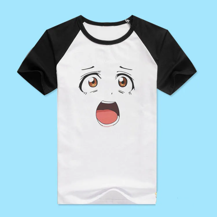 Love Women Women T-shirt LoveLive T Tshirt Men Clothing Cotton Attractive Shirt Fashion Anime Eye Live Big Tees