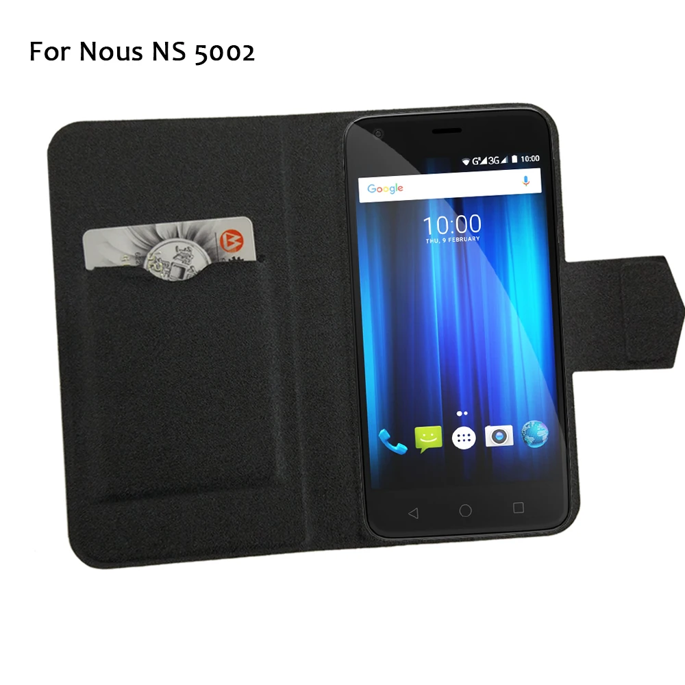 5 Colors Hot! For Nous NS 5002 Case Phone Leather Cover Factory Direct Luxury Full Flip Stand Shell Cases | Мобильные телефоны и