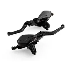 Универсальный 7/" 22 мм мотоцикл главный цилиндр резервуар Гидравлический тормозной рычаг сцепления черный