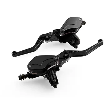 

Universal 7/8" 22mm Motorcycle Master Cylinder Reservoir Hydraulic Brake Clutch Lever Black