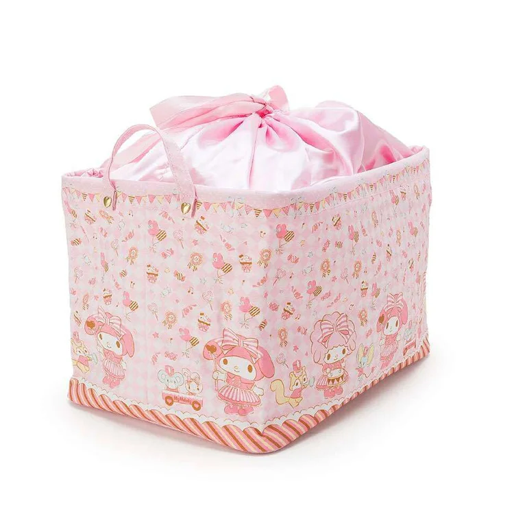 Historieta Sanrio le di shrink boca tipo plegable CAJA PLEGABLE caja de almacenamiento organizador cosmética organizador Historieta Sanrio le di shrink boca tipo plegable CAJA PLEGABLE caja de almacenamiento organizador cosmética organizador