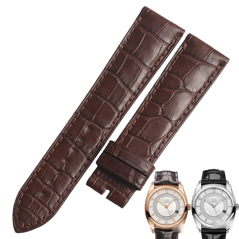 WENTULA ремешки для Vacheron Constantin QUAI DE L кафельная плитка 4500S 86050 крокодиловой
