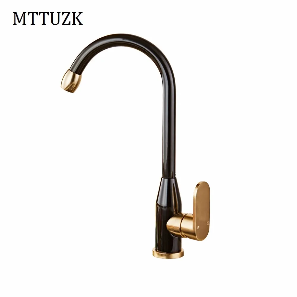 MTTUZK Free shipping Best quality Space aluminum kitchen faucet oil bubbed kitchen sink faucet hot cold