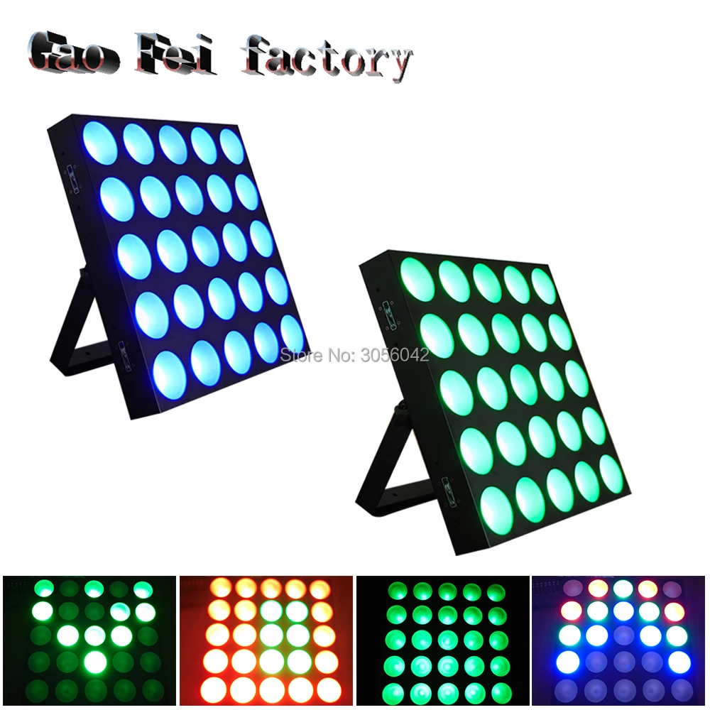 

25eyes 25x10w LED COB Light DMX Stage Lighting Effect Led Blinder Light ,color mixing (2pcs/lot)