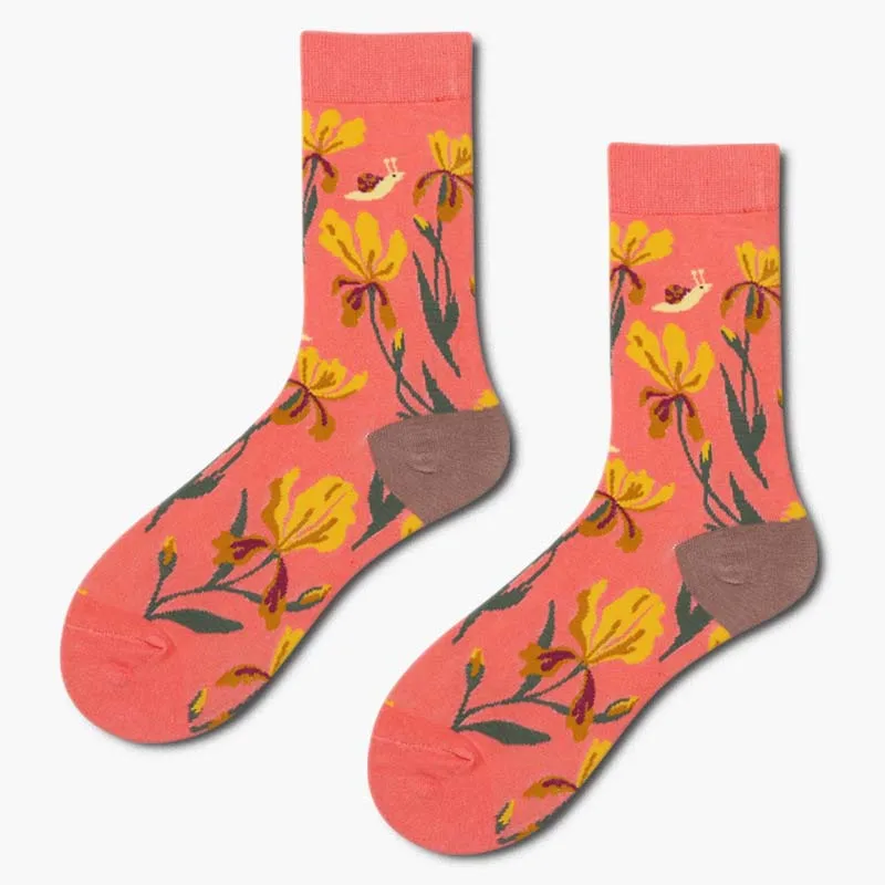 [Wploikjd] Симпатичные творческой Смешные забавные носки в стиле Харадзюку для свадьбы в стиле «хип носки Для мужчин Skarpetki Calcetines Hombre Divertidos унисекс
