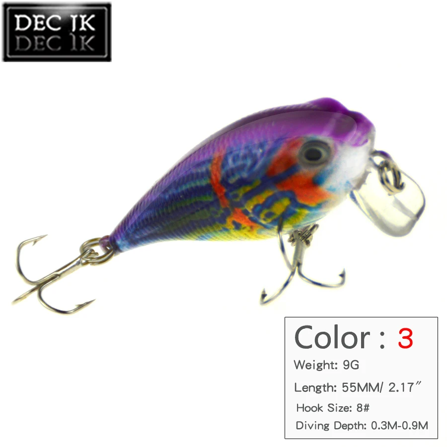4PCS Artificial Bait Lot Crankbaits With Hooks Trolling Accessories Peche Fake Crank Baits Jerkbait Hard All Fishing Lures Set (3)