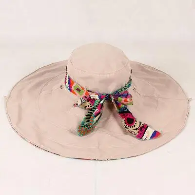 [SUOGRY] модный дизайн цветок складная шляпа от солнца с полями летние шляпы для женщин УФ Защита - Цвет: 6