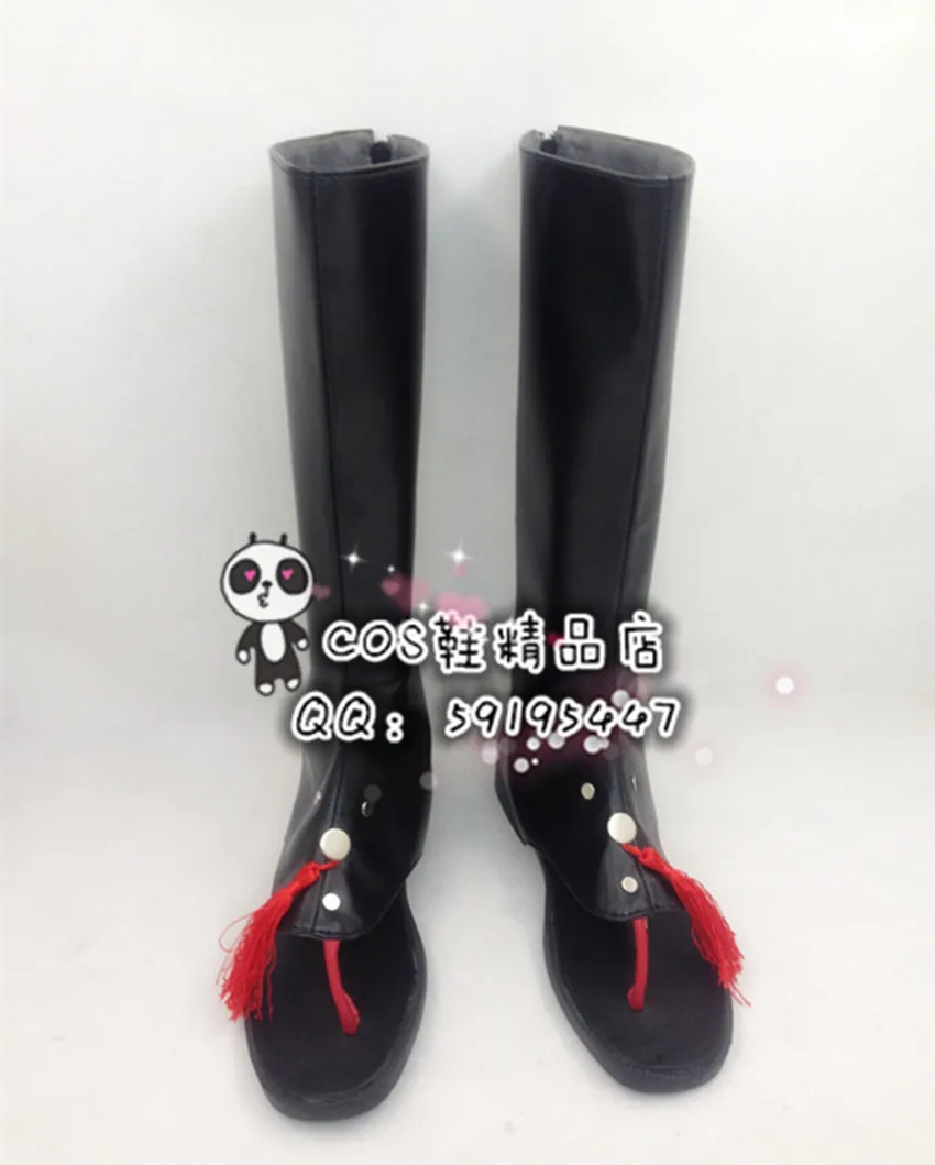 Черные длинные сапоги для косплея X002 театрального убийства Koujaku|shoes shoes|shoes longshoes