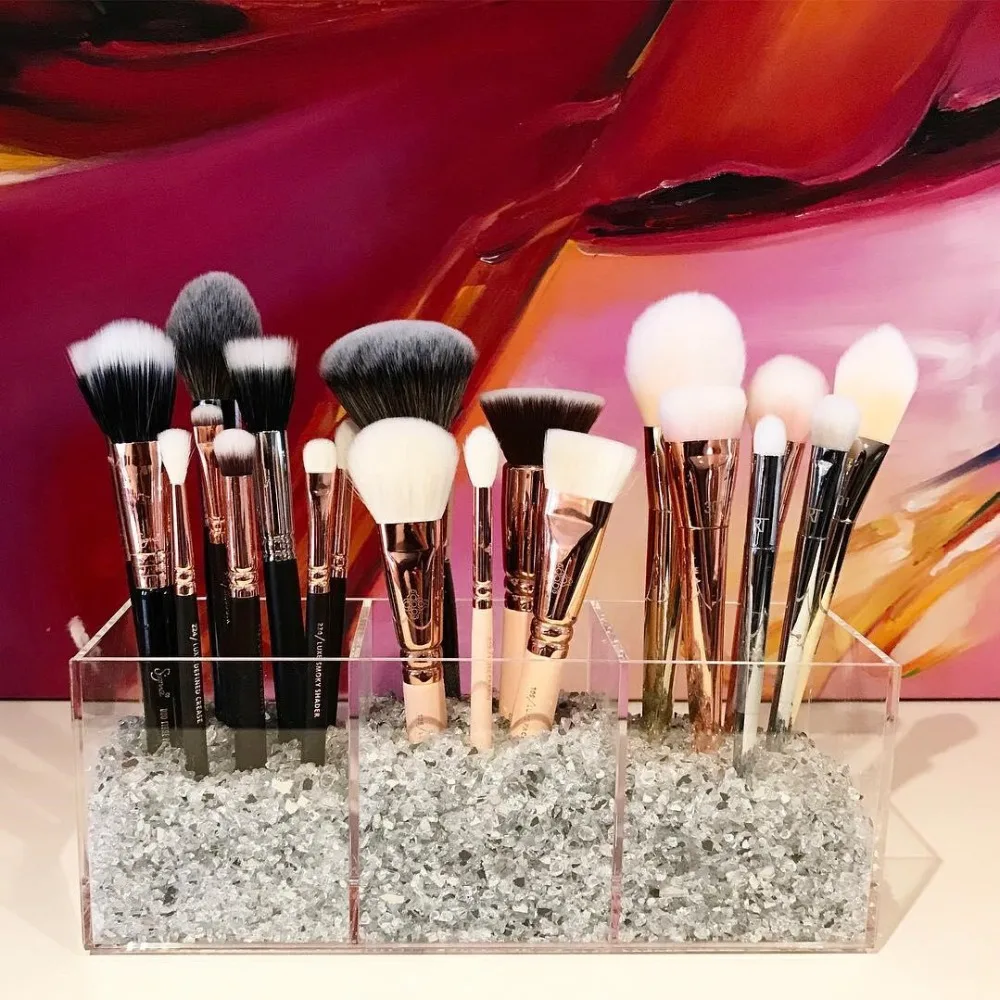 acrylic brush holder 3 dividers (2)