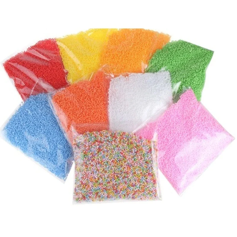 

Styrofoam Filler Foam Mini Beads Balls Lots Assorted Colors Crafts Polystyrene