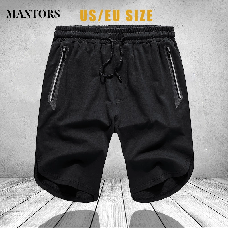 Slim Fit Мужские шорты в повседневном стиле модный бренд Водонепроницаемый карман на молнии летние мужские шорты Фитнес США ЕС Размеры пляжные мужские шорты