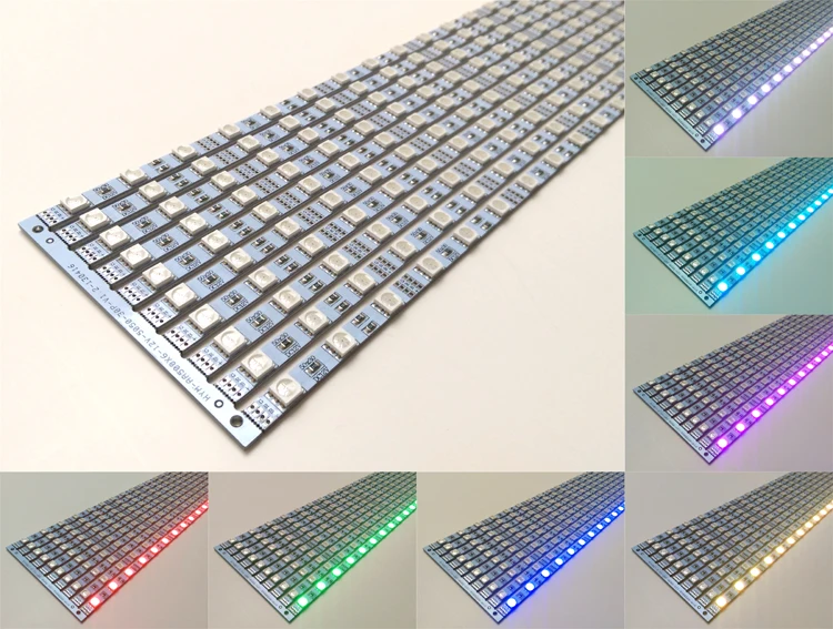 

[Seven Neon]free shipping DC12V 500*6mm 30led/pcs 5050 RGB SMD LED Hard rigid strip led bar light with original CREE chip