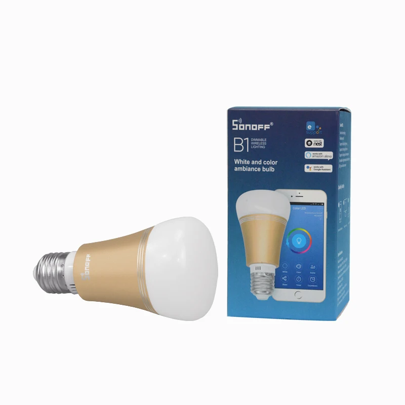 Aliexpress.com : Buy Sonoff B1 Led Bulb Dimmer Wifi Smart Light Bulbs