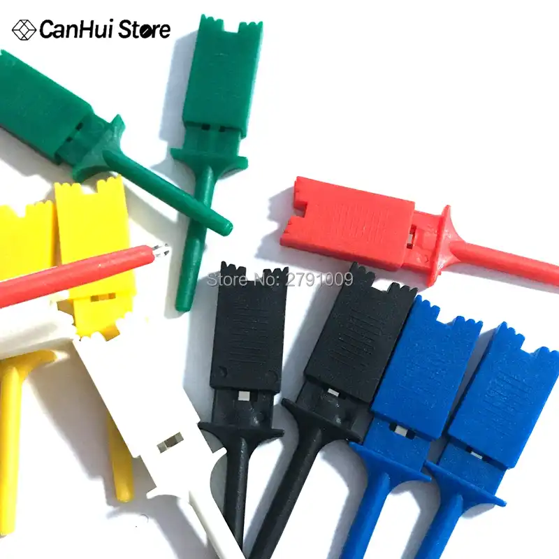 dailymall 20Pcs Electrical Testing Hook Clip Line For Logic
