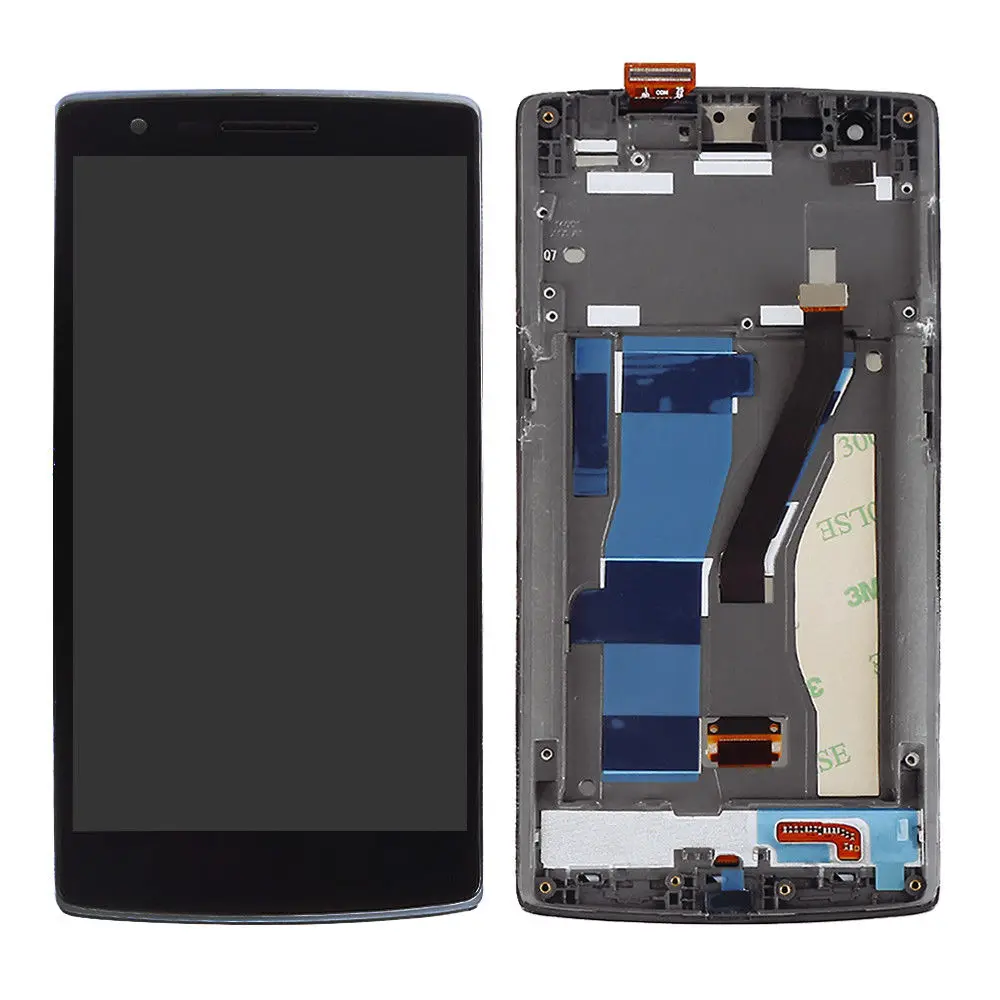

10pcs/lot For Oneplus 1 LCD Display Touch Screen with Frame 100% FHD Digitizer Assembly For One plus one