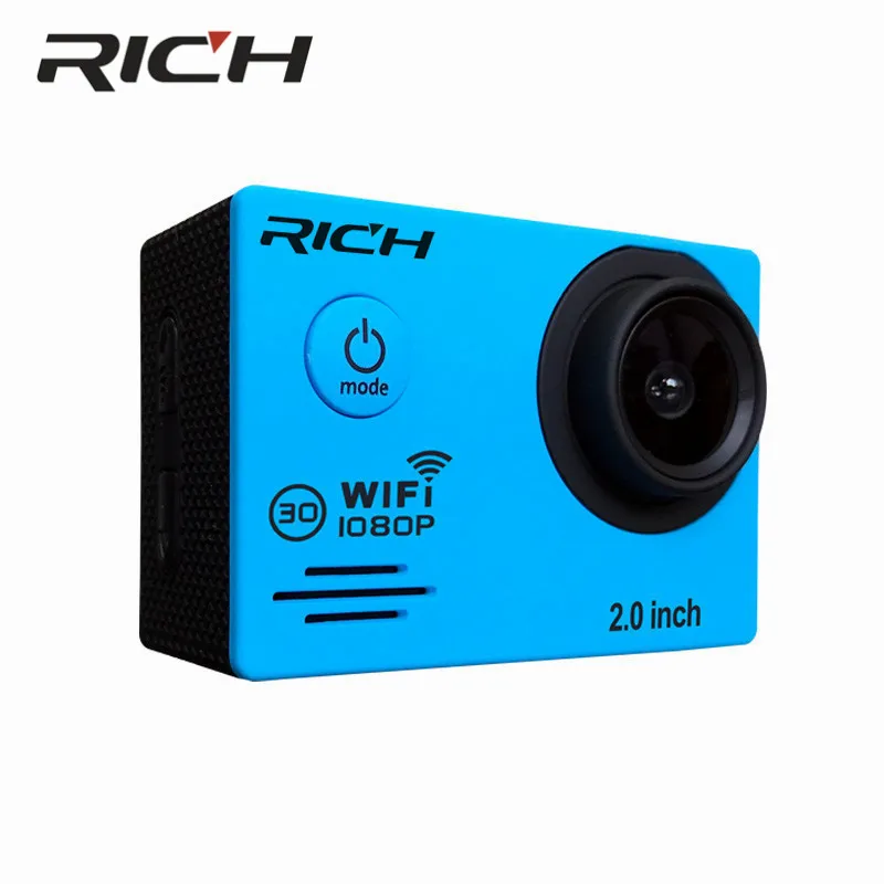 US $262.26 DHL 10pcsLot RICH SJ7000Sports Cameras 1080P Action Camera 12MP WiFi Sports Cameras 30M Waterproof 20LCD Full HD DVR 170