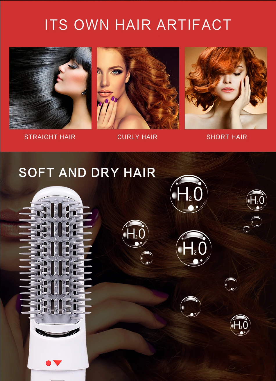 6 в 1 многофункциональный инструмент для укладки волос, фен для волос, палочки для волос, фен для волос, машинка для завивки, выпрямление, расческа
