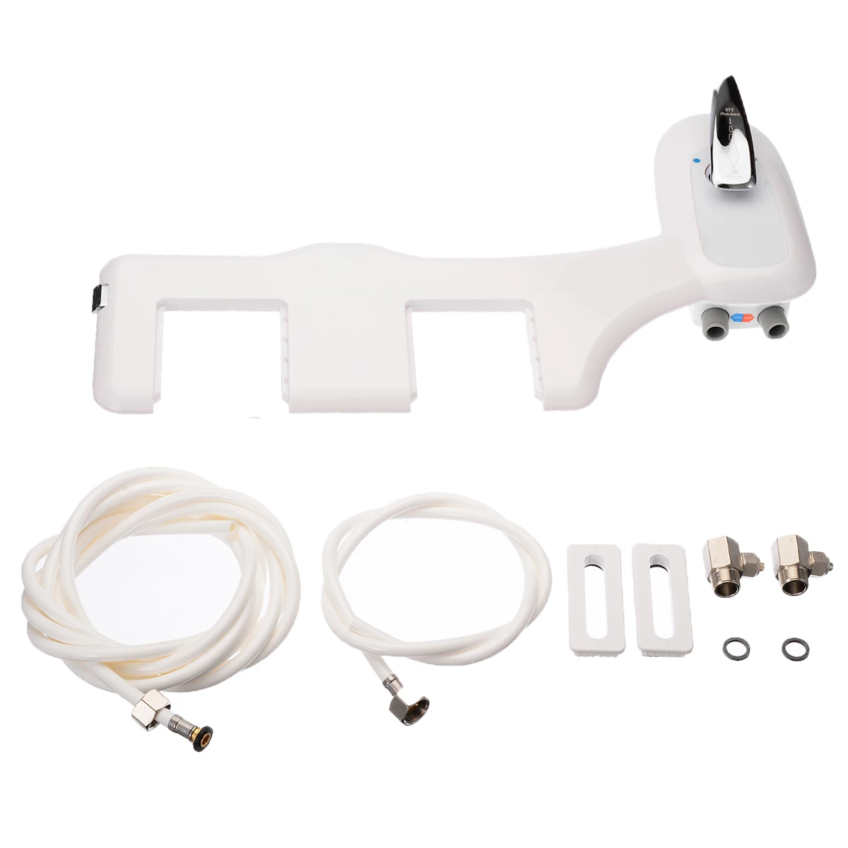 Tanie Nie elektryczny, gorący i zimnej bidet wodny deska klozetowa załącznik Mayitr łazienka spryskiwacz samoczyszczący ssawka gorąca sprzedaży