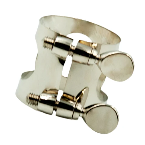 Light of Musical Store-1 Piece Metal Ligature Clip Clamp for Saxophone Mouthpiece Silver