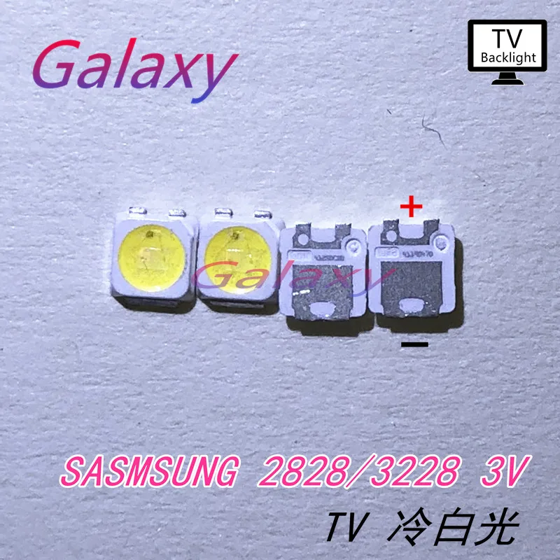 

100PCS Backlight Flip-Chip LED 1.5W 3V 3228 2828 SPBWH1322S1KVC1BIB Cool white TV Application LCD Backlight for TV For SAMSUNG