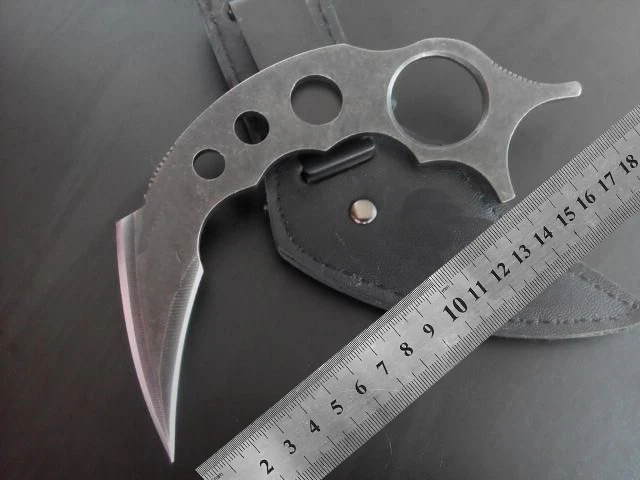 Нож karambit Ручная ковка травление высокое качество EDC инструмент открытый тактический нож кемпинг выживания разведка карманный нож