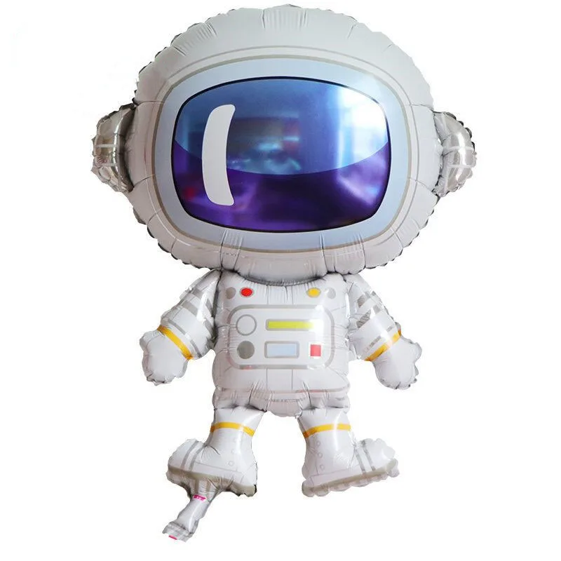 

Space Astronaut Toy Kids Baby Shower Decoration For Boy Birthday Party Supply Giant Rocket Balloons Globos