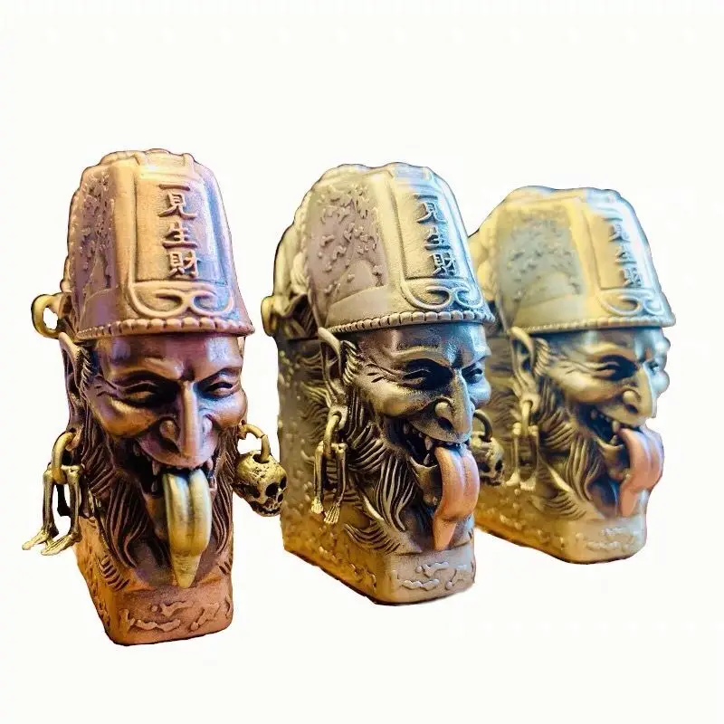 

Chinese death brass oil lighter,Men cigarette lighter Gift