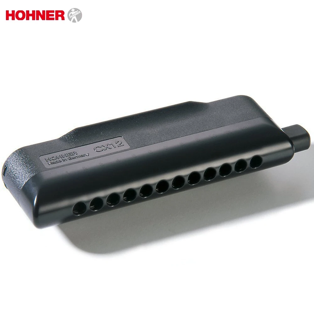 Hohner Chromatic CX12 губная гармоника 12 отверстий 48 тон рот орган Instrumento хроматический ключ C блюз Арфа Музыкальные инструменты черный