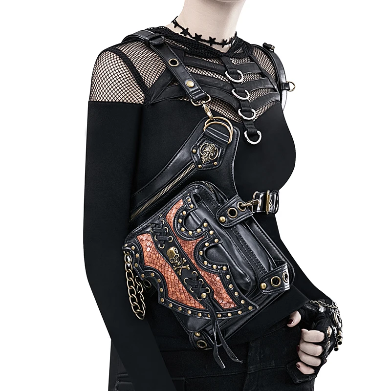 Сумка в стиле стимпанк Gear Duke винтажная сумка ретро рок готическая на плечо Goth