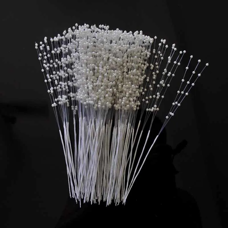 

100pcs Wedding Decoration centerpiece Handmade Pearl Spray Beads Wedding Bouquet decoration diy Crafts supply gold silver white