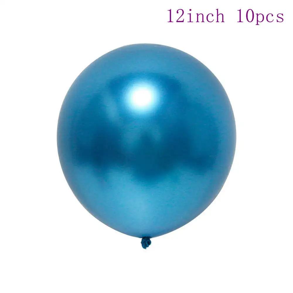 QIFU 7 шт. металлические шары и 1 комплект подставка для воздушных шаров украшения для дня рождения Детские воздушные надувные шары товары для свадебной вечеринки - Цвет: Balloons 9