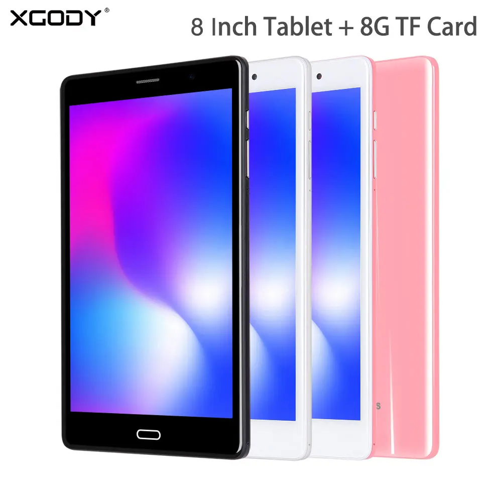

XGODY 8 Inch Tablet PC 4G Network 1GB 16GB 4000mAh Power Dual 2.4GHz/5GHz WIFI With Front Rear Camera Bluetooth 4.0 LCD Screen