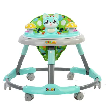 

Multi-function Easy Folding Baby Walker with Music Four-speed Adjustable6 -12M Anti-rollover Baby Walker PP Material