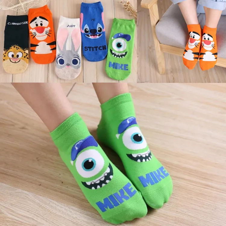 Women Socks Hosiery Funny Socks Women's Cotton Cute Socks with Print ...