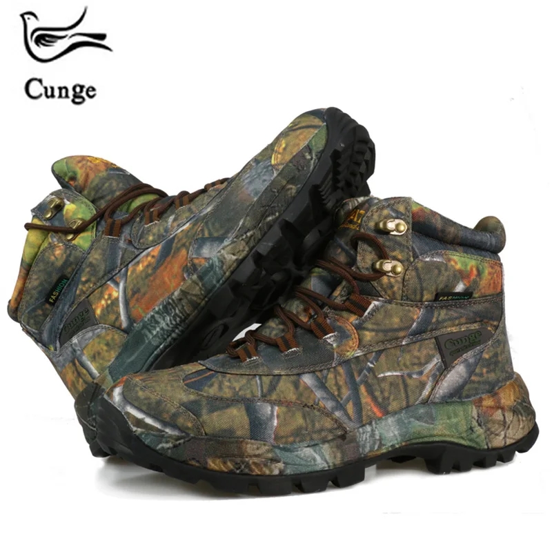 

Cunge Sneakers Men Hiking Shoes Winter Military Shoes Large size Waterproof Tourism Outdoor Trekking Climbing Camouflage Shoes