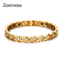 ZORCVENS женский браслет из циркония камень гематит Магнитный Уход за здоровьем C Ювелирные изделия