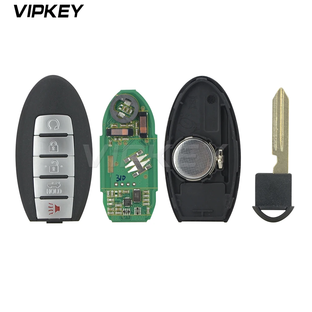 Remotekey For Nissan Murano 2015 Altima Maxima 2016 2017 2018 S180144310 KR5S180144014 Smart Car Key 5 Button 433mhz 4A Chip