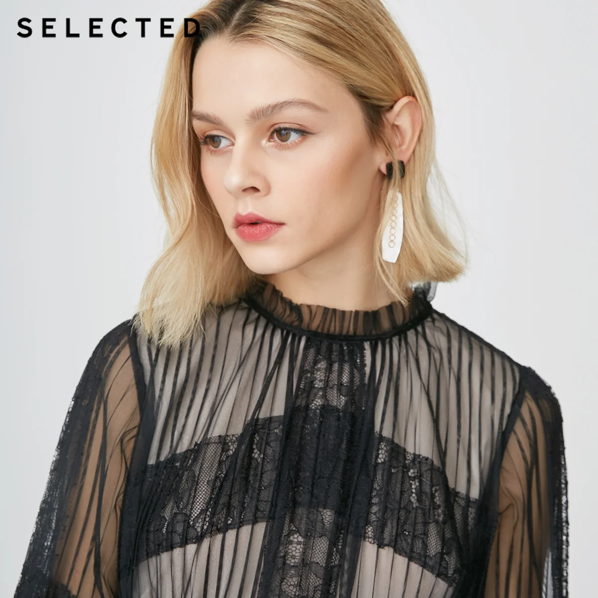 Cena Wybrana sznurowana sukienka plisowana midi SIG | 41912J509