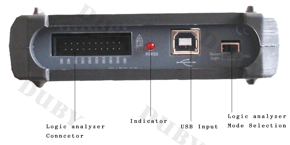 ISDS205X виртуальный ПК USB осциллограф DDS анализатор сигнала и логики 2CH 20 МГц полоса пропускания 48MSa/s 8 бит АЦП анализатор БПФ