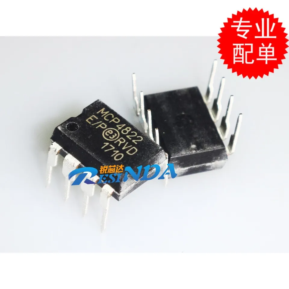 10 шт MCP4822-E/P MCP4822 DIP-8 в наличии | Электроника
