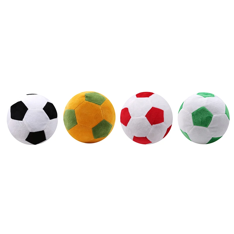 Футбольный мяч Подушка Пушистый Плюшевый бросок Мягкая прочная спортивная игрушка подарок для украшения детской комнаты
