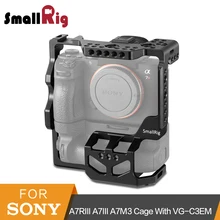 SmallRig A7RIII A7III A7M3 Защитная клетка для Dslr камеры для sony A7RIII A7III A7M3 с VG-C3EM вертикальной рукояткой батарейного отсека-2176