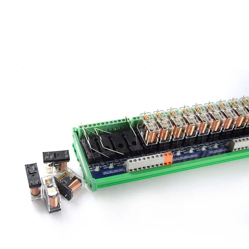 

32-way original Omron relay module, compatible with NPN/PNP one open and one closed PLC dedicated interface