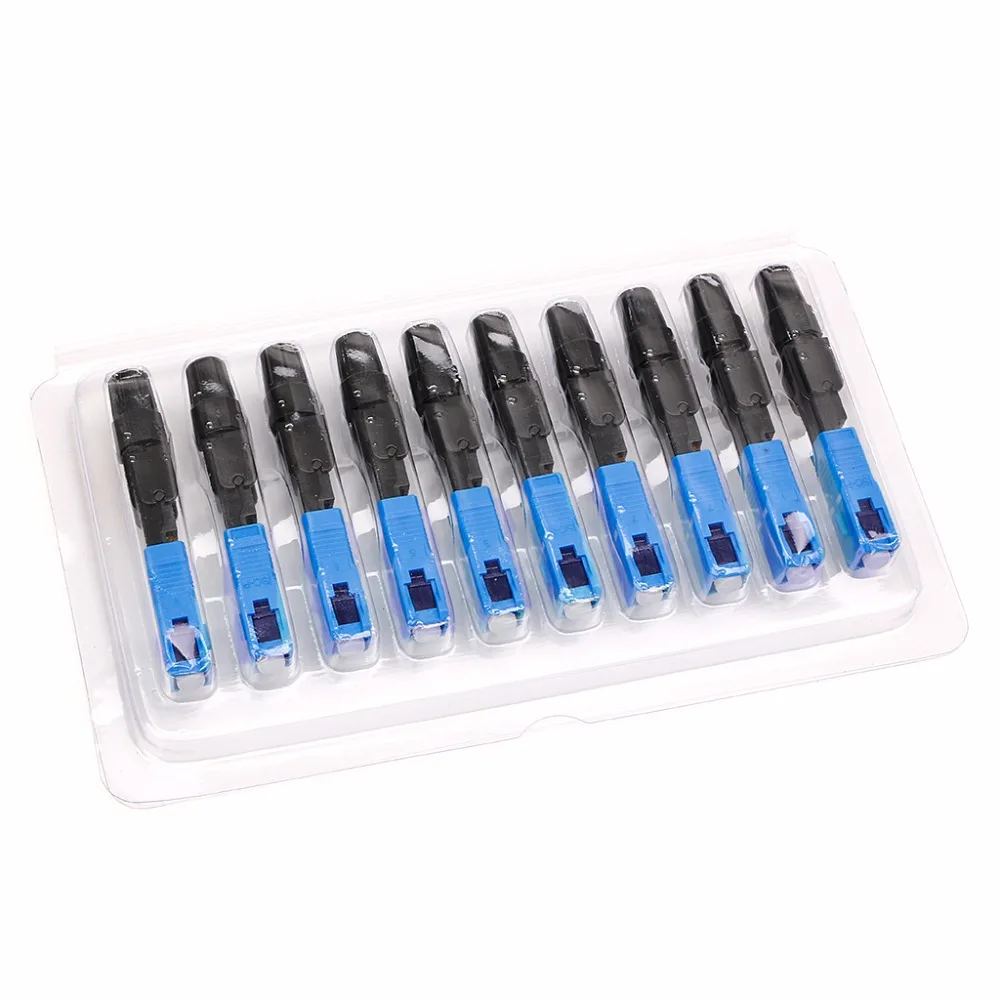 

200 PCS 0.3dB SC UPC Fast Connector Embedded Connector FTTH Tool Cold Connector Tool Fiber Fast Connnector
