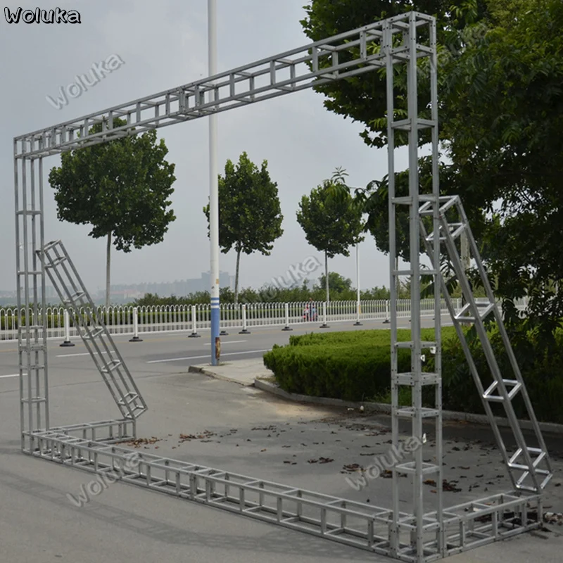 

3*6m Background frame truss advertisement background frame steel folding fast loading REA aluminum alloy rack rack CD50 W03