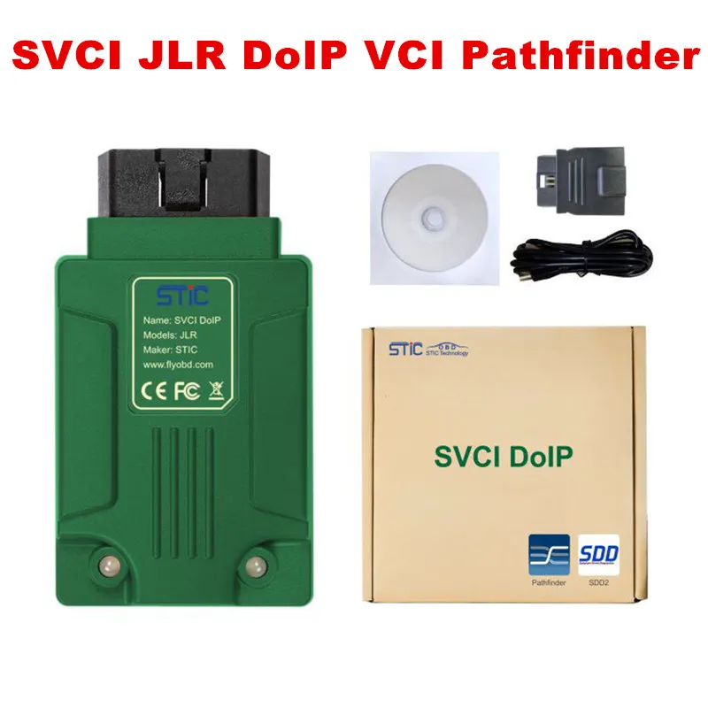 

SVCI DOIP JLR DoiP VCI SDD Interface for Jaguar Land Rover Pathfinder from 2005 to 2019 Support future update