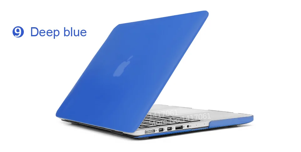Matte Deep Blue Самый продаваемый мировой чехол для ноутбука и оболочка для Apple macbook Air Pro retina 11 12 13 15 для Mac book 13,3 дюймов с сенсорной панелью+ подарок - Цвет: Matte Deep Blue